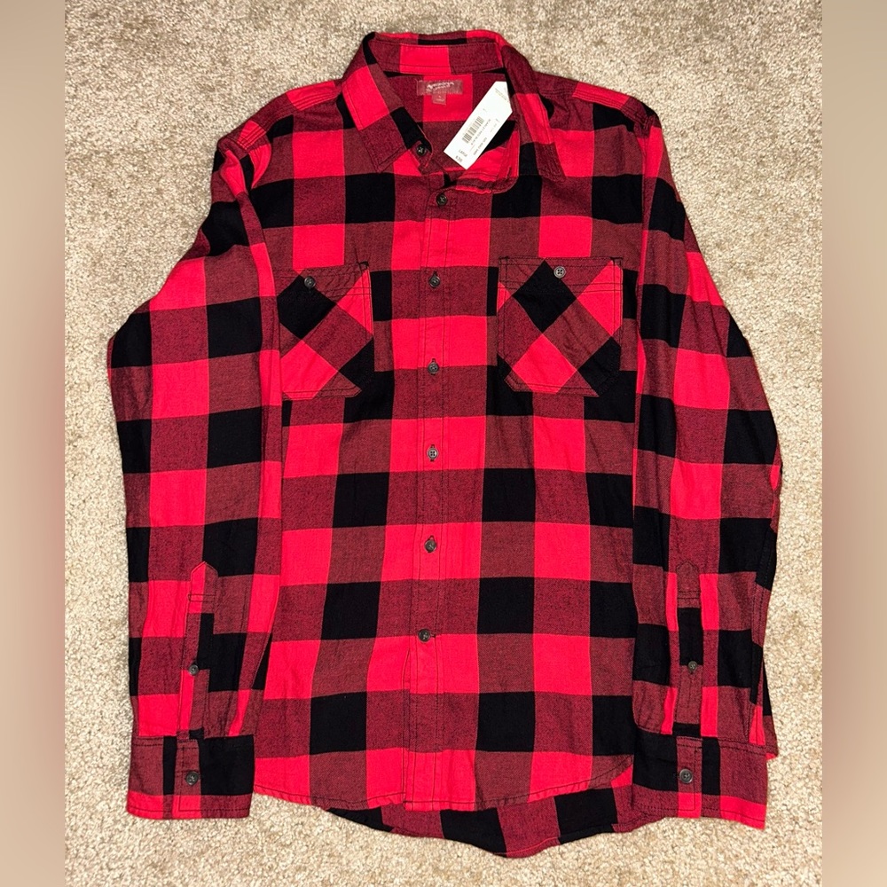 NWT Arizona Jeans Flannel Shirt